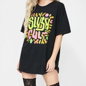 dollskill slush cult graphic tee